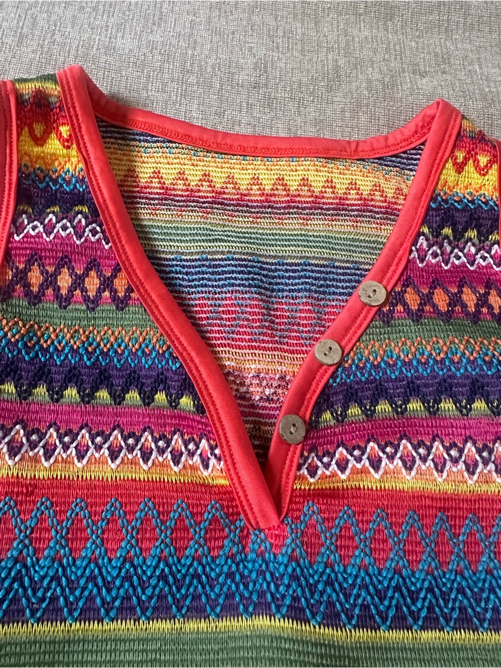 SHEIN size small sleeveless bright top new - Picture 2 of 3